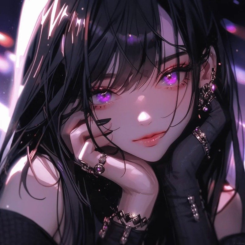 avatar màu tím cute 33