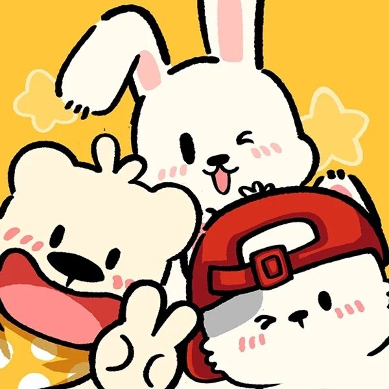 avatar nhóm 3 người cute 24