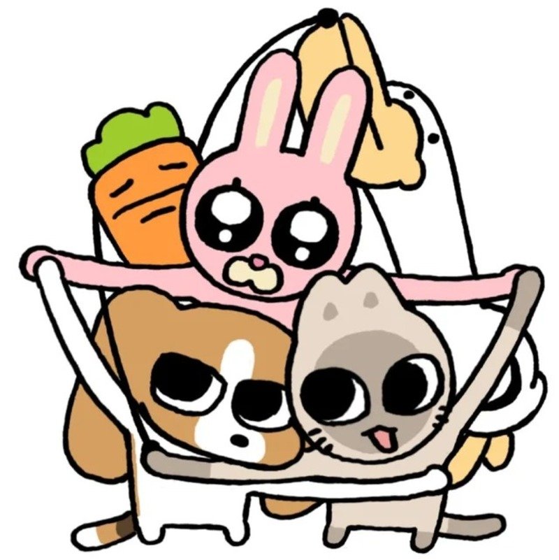 avatar nhóm 5 người cute 1