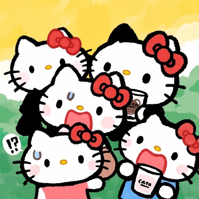 avatar nhóm 5 người cute 15