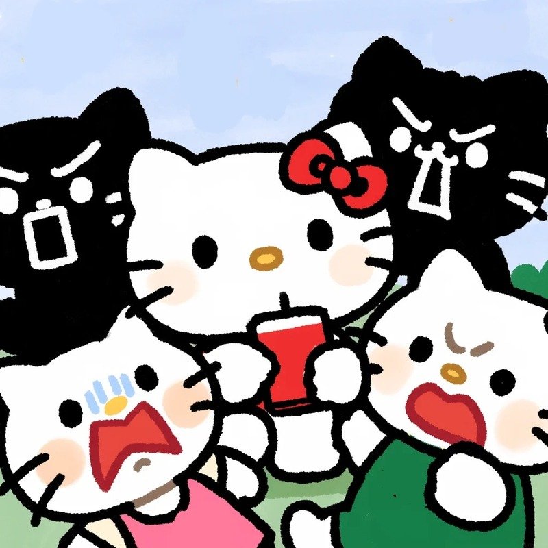 avatar nhóm 5 người cute 16