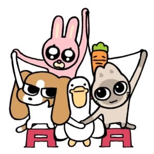 avatar nhóm 5 người cute 22