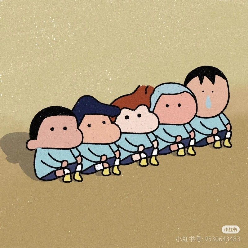 avatar nhóm 5 người cute 3