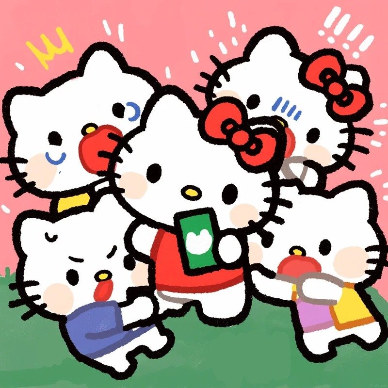 avatar nhóm 5 người cute 33