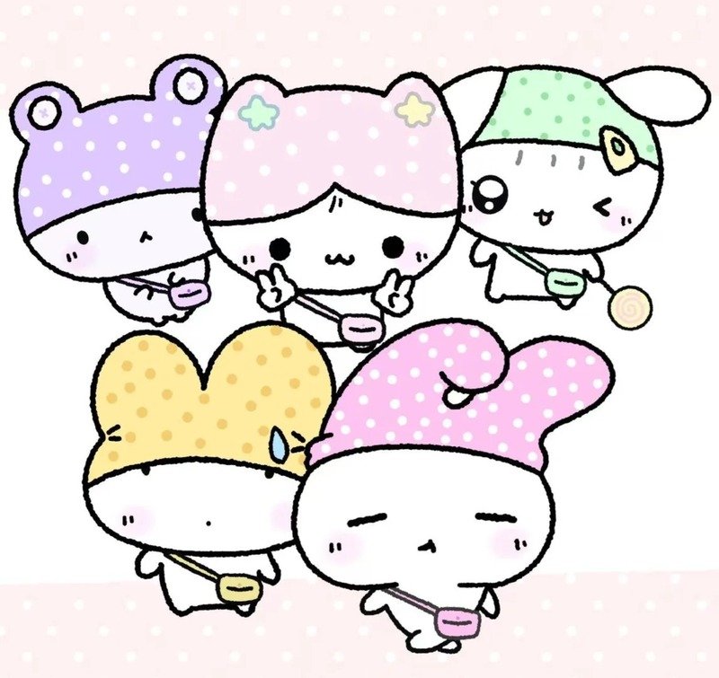avatar nhóm 5 người cute 7