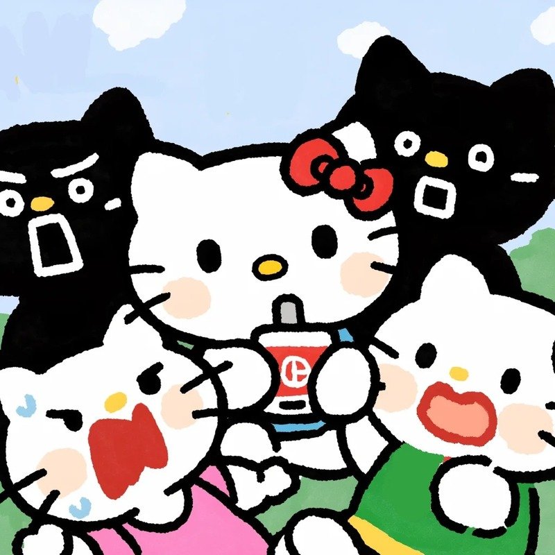 avatar nhóm 5 người cute 8